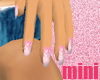 [MINI] Snowy Pink Nails