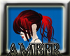 Amber* red & black hair