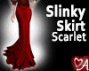 Scarlet Slinky Skirt
