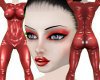 Blood red latex body