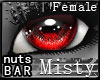 n: Misty crimson {f}