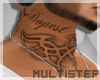 M' Dopest Alive Neck Tat