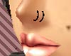 *E*  Black 2 nose rings