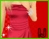!J redsatin dress