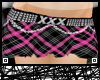 -RS-  Pink Black Skirt