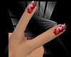 Valentine nails