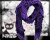 Palestinian purple scarf