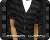 [H|V] Striped Vneck