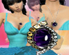 *ima* amethyst necklace