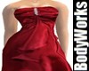 BBW Red Silk Gown