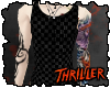 |T| Black Checkered Tank