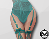m> Garter + Pants Teal