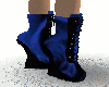 DA~Blue Rose Boots