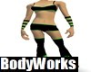 Green Glow Rave Wear