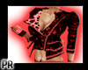 Leopard grain leath red