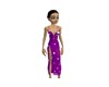 Purple & white dress