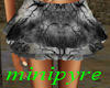 Black White Short Skirt