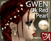 Gwen Red w/ Pearls