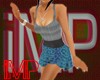 [iMP]Short Dress blue