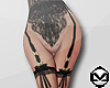 m> Garter + Pants Black