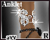 aYY-Dollar Bling Anklet