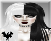 Black and white hair