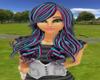 Product Image for black blue and pink hair