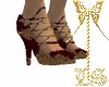 LS Crimson Gold Heels