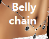 black diamond belly chain