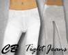 CB Lowcut Jeans White