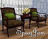Antique 2 Chairs Table 2