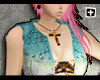 [+] TieDie Denim Vest |F
