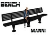 BLACK BENCH/NATURE