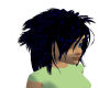 Metallic Blue Punky Hair