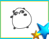 LUV waving panda