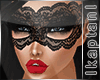 K ~ Black Lace Mask