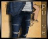 P| Blue Ripped Skinnies