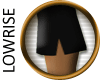 Lowrise Black Capris