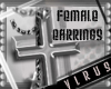 :V: Infection earrings-F