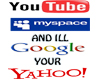 *T* Famous Logo sticker