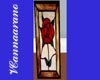 stain glass rose screen