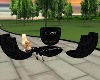 BHBM BLACK GUCCI CHAIRS