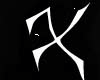 ~X Chair Blk Lthr