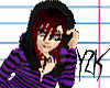 Purple Striped Hoody