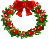 R Christmas wreath