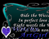 Wiccan Law Teal