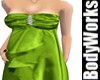 Hot Mommas Green Silk