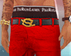 YSL Belt x Red Skinnies