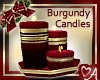 Burgundy Candle Tray