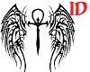 Winged Ankh Back Tatt M